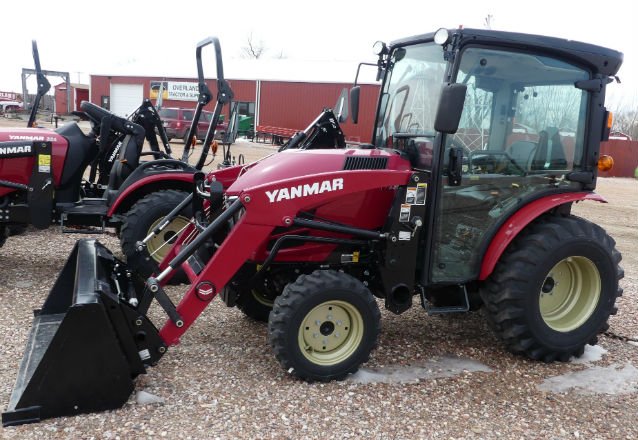 2023 Yanmar YT235 Cab tractor with loader-35HP - 4WD