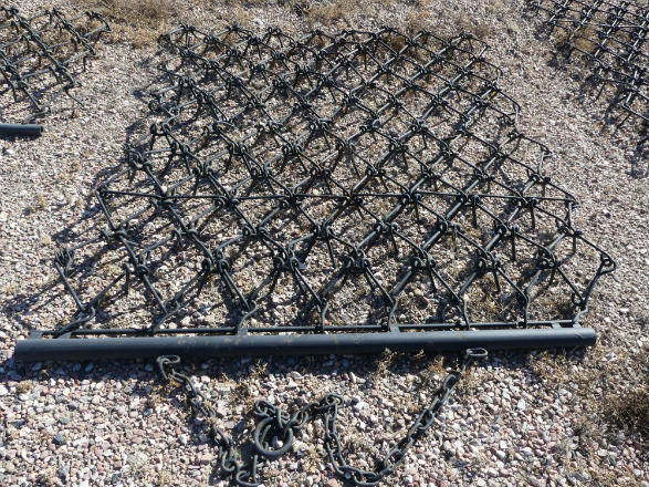 NEW--6 foot WIDE x 8 foot pull type chain/pasture harrows