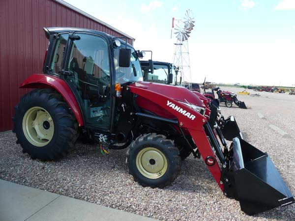 2020 Yanmar YT359 Cab tractor with loader-59HP - 4WD