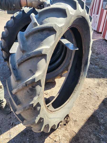 Used -  12.4 x 38 Firestone tractor tire, single tire