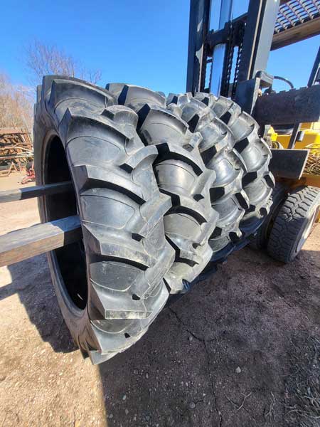 Used - 11.2 x 38 Titan tractor tire,only sold as pairs, new takeoffs --- $800/pair