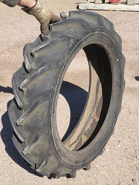 Used - 8.3 x 24 tractor tire, single tire -- $225