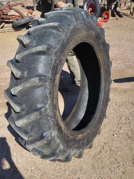 Used - 12.4 x 28 All Purpose tractor tire, single tire --- $300