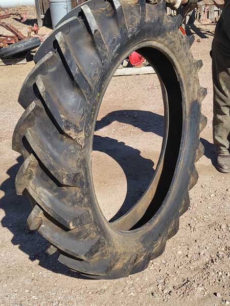 Used - 11.2 x 34 Goodyear tractor tire, single tire, looks new --- $625