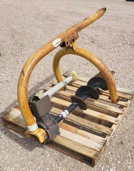 used - 9inch auger post hole digger